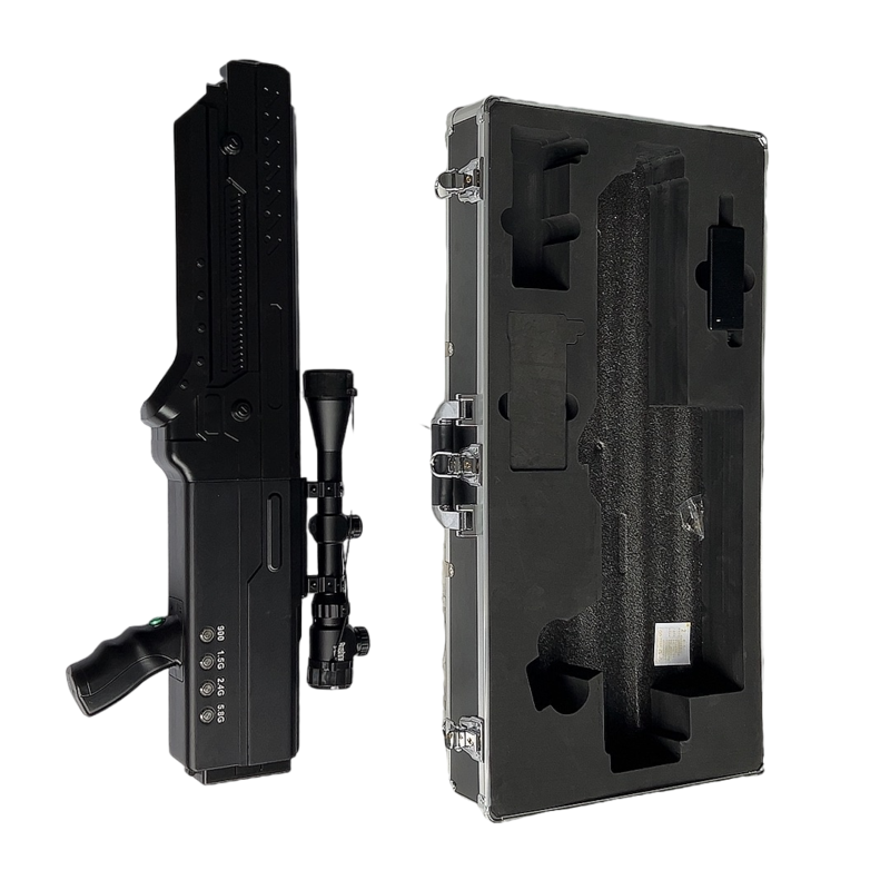  浑南手持便携式枪型低空防御反制四通道A型